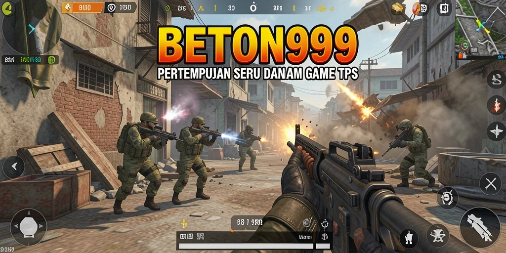 Tampilan gameplay seru dalam pertempuran intens BETON999.