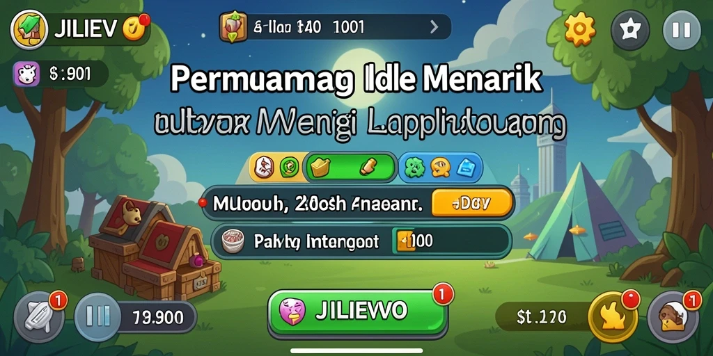 Tampilan gameplay menarik dari JILIEVO dengan karakter yang beraksi.