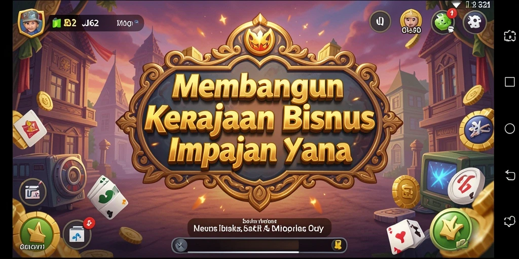Screenshot utama JJ62 menampilkan gameplay Tycoon yang menantang dan menarik.