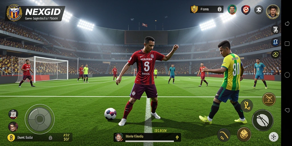 Tampilan gameplay NEXGID yang seru dan menarik.