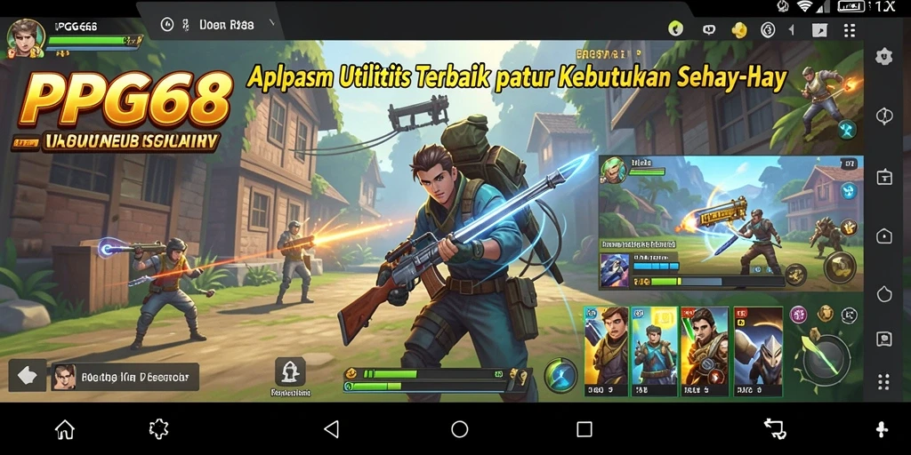 Tampilan antarmuka PGG68 yang intuitif dan mudah digunakan.